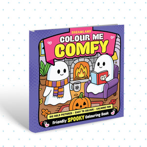 Dreamland Colour Me Comfy: Sweet Spooky - Cute and Easy Spooky Colouring Book for All Ages | Bold, Simple Designs for Relaxation - Books