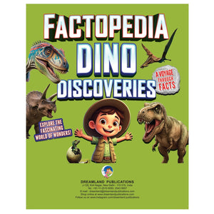Dreamland Factopedia Dino Discovery Dinosaur Facts Book for Kids 6+ Years - Books