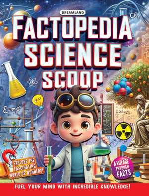 Dreamland Factopedia Science Scoop Fun Science Facts Book for Kids 6+ Years - Books