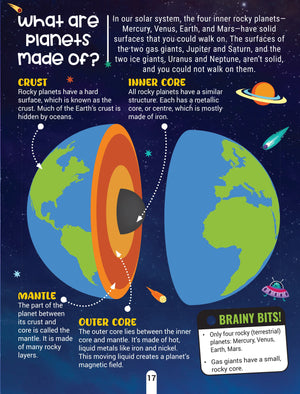 Dreamland Factopedia Space Secrets Fun Space Facts Book for Kids 6-10 Years - Books