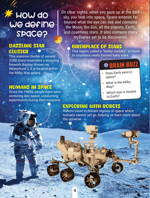 Dreamland Factopedia Space Secrets Fun Space Facts Book for Kids 6-10 Years - Books