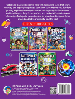 Dreamland Factopedia Technology Trivia Fun Facts Book for Kids 6+ Years - Books