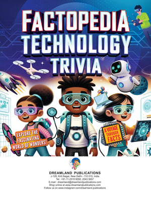 Dreamland Factopedia Technology Trivia Fun Facts Book for Kids 6+ Years - Books