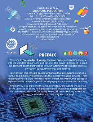 Dreamland Factopedia Technology Trivia Fun Facts Book for Kids 6+ Years - Books