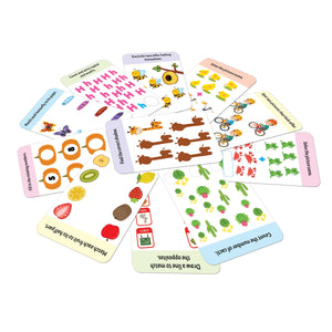 Dreamland Flash Cards Activity - 30 Double Sided Wipe Clean Flash Cards for Kids (With Free Pen) - Books