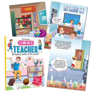 Dreamland I Can Be a Teacher: Explore the World of Teacher Through Storytelling and Illustrations for Kids Ages 4–8 - Books
