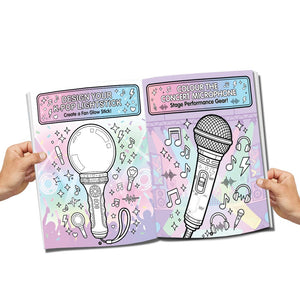 Dreamland K- POP Dance and Stage Activity Book for Kids Age 8–12 years -Design Outfits, Learn Dance Moves, Create Concert Stages, Solve Puzzles & Become a K-Pop Star! - Books
