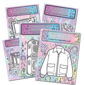 Dreamland K- POP Dance and Stage Activity Book for Kids Age 8–12 years -Design Outfits, Learn Dance Moves, Create Concert Stages, Solve Puzzles & Become a K-Pop Star! - Books