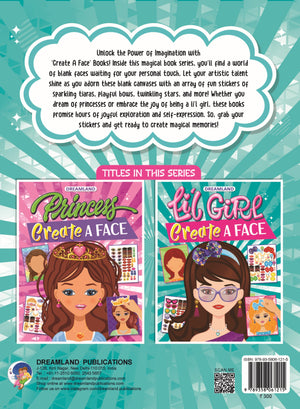 Dreamland Lil Girl Create a Face - Books