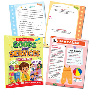 Dreamland Little Economist: Goods and Services- Financial Literacy Book for Kids Ages 7- 12 - Books