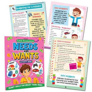 Dreamland Little Economist: Wants and Needs- Financial Literacy Book for Kids Ages 7- 12 - Books