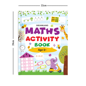 Dreamland Maths Activity Books Pack- A Set of 3 Books - Activity Book for Children - Books