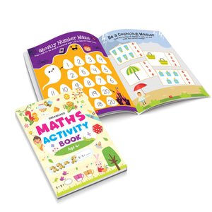 Dreamland Maths Activity Books Pack- A Set of 3 Books - Activity Book for Children - Books