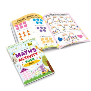 Dreamland Maths Activity Books Pack- A Set of 3 Books - Activity Book for Children - Books