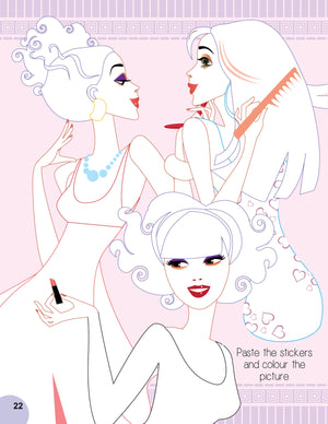 Dreamland Nail Art and Hair Style- Create and Colour Your Own Nail Art with 150 Glitter Stickers - Books