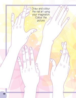 Dreamland Nail Art and Hair Style- Create and Colour Your Own Nail Art with 150 Glitter Stickers - Books