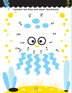 Dreamland Ocean World Activities - I Can Solve Activity Book for Kids Age 4- 8 Years | With Colouring Pages, Mazes, Dot-to-Dots - Books