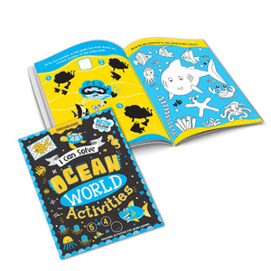 Dreamland Ocean World Activities - I Can Solve Activity Book for Kids Age 4- 8 Years | With Colouring Pages, Mazes, Dot-to-Dots - Books