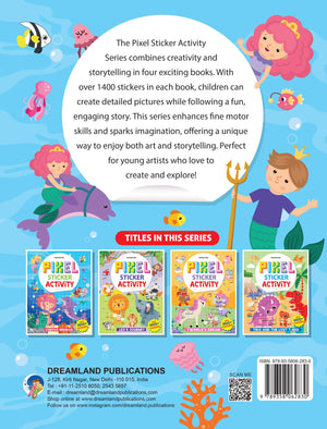 Dreamland Pixel Sticker Activity Book Curious Mermaid with 1400+ Stickers 4+ yrs - Books