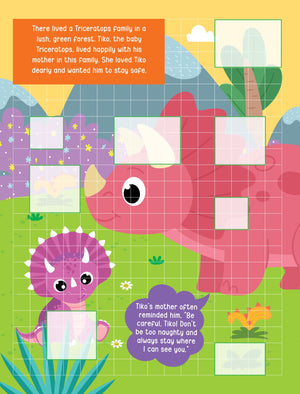 Dreamland Pixel Sticker Activity Book: Tiko and The Lost T-Rex – Over 1,400 Stickers for Kids Age 4+ | Dinosaur Adventure with Pixel Art - Books