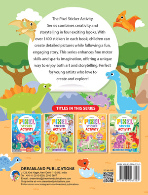 Dreamland Pixel Sticker Activity Book: Tiko and The Lost T-Rex – Over 1,400 Stickers for Kids Age 4+ | Dinosaur Adventure with Pixel Art - Books