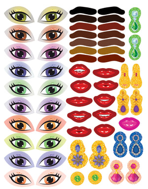 Dreamland Princess Create a Face - Books