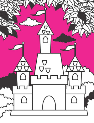 Dreamland Princess Neon Colouring World Book for Kids Age 4 - 7 years with Neon Pens - Books