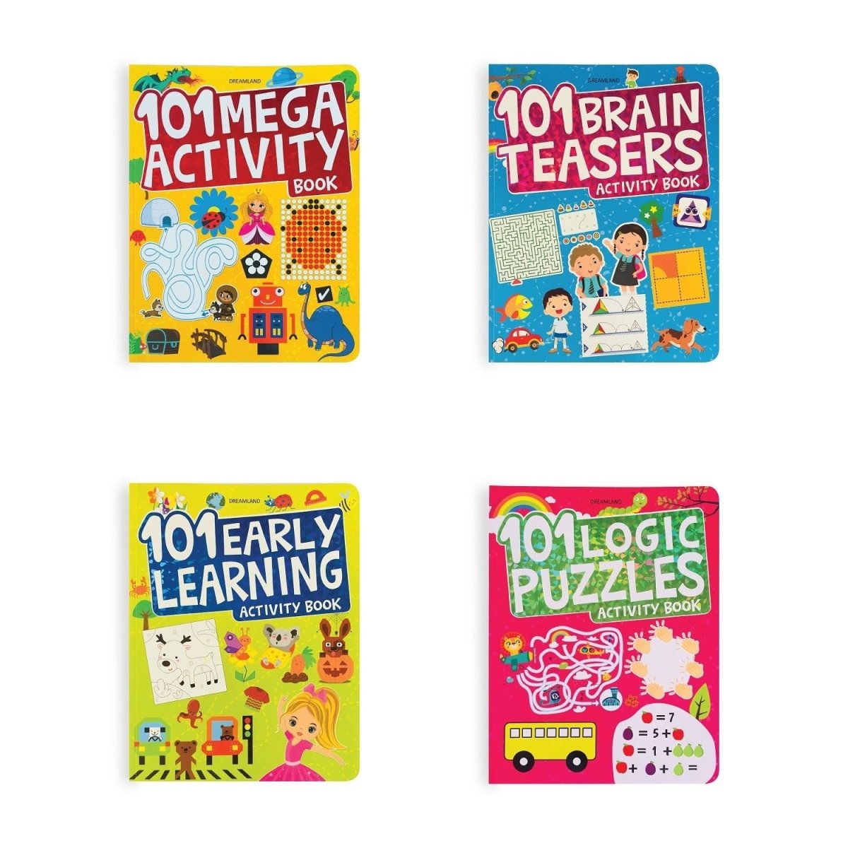 Dreamland Publications 101 Activity Books (A Set of 4 Books) - 9788194311928