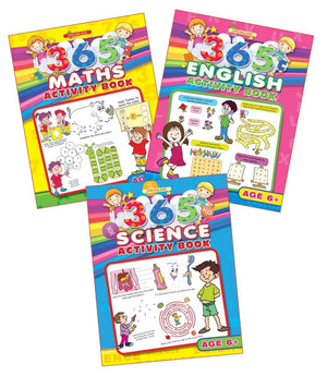 Dreamland Publications 365 Activity Books Pack (3 Titles) - 9789350897737