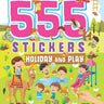 Dreamland Publications 555 Stickers, Holiday And Play Activity And Colouring Book - 9789395406048