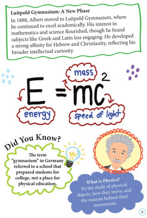 Dreamland Publications Albert Einstein Icons of Inspiration Illustrated Biography for Kids Age 6 - 12 Years - 9789358066586