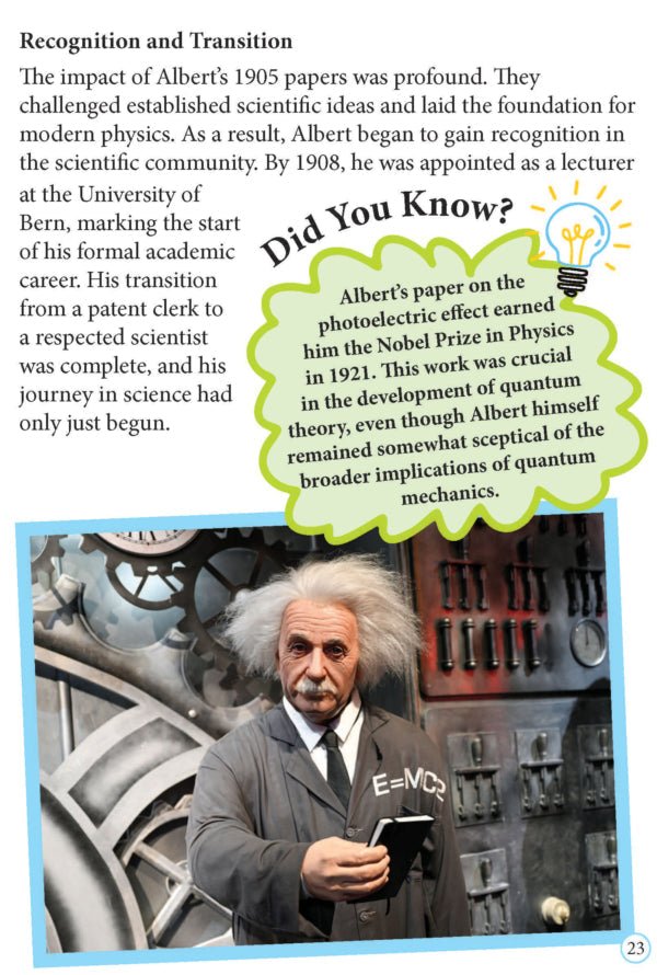 Dreamland Publications Albert Einstein Icons of Inspiration Illustrated Biography for Kids Age 6 - 12 Years - 9789358066586