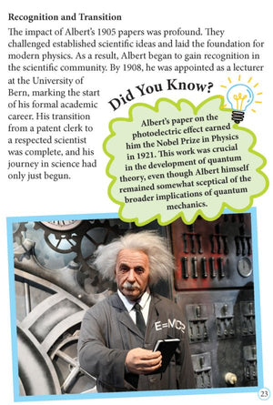 Dreamland Publications Albert Einstein Icons of Inspiration Illustrated Biography for Kids Age 6 - 12 Years - 9789358066586