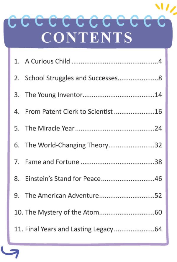 Dreamland Publications Albert Einstein Icons of Inspiration Illustrated Biography for Kids Age 6 - 12 Years - 9789358066586