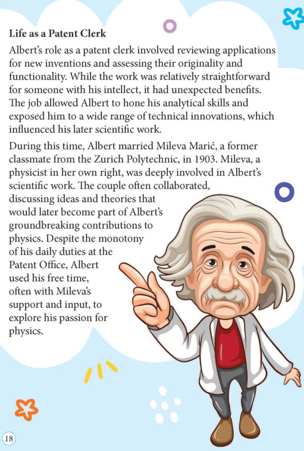 Dreamland Publications Albert Einstein Icons of Inspiration Illustrated Biography for Kids Age 6 - 12 Years - 9789358066586