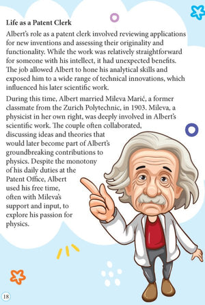 Dreamland Publications Albert Einstein Icons of Inspiration Illustrated Biography for Kids Age 6 - 12 Years - 9789358066586