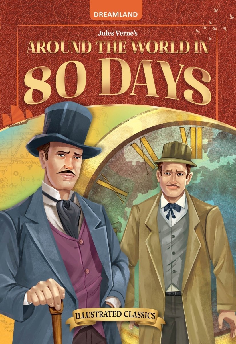 Dreamland Publications Around The World In 80 Days- Illustrated Abridged Classics - 9788119091041