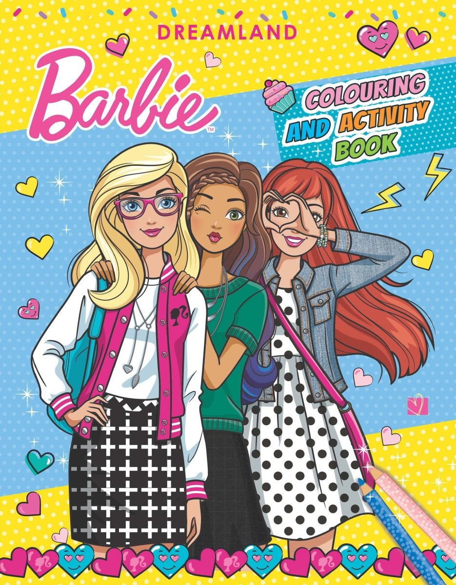 Dreamland Publications Barbie Colouring And Activity Book - 9789394767669