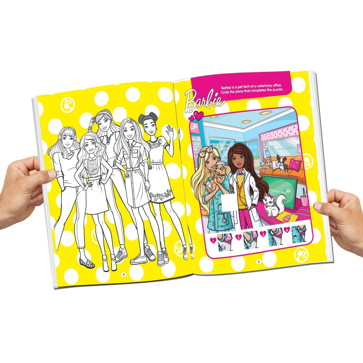 Dreamland Publications Barbie Colouring And Activity Books Pack (A Pack of 4 Books) - 9789394767775