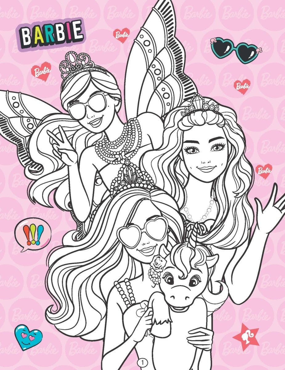 Dreamland Publications Barbie Colouring Book - 9789394767676