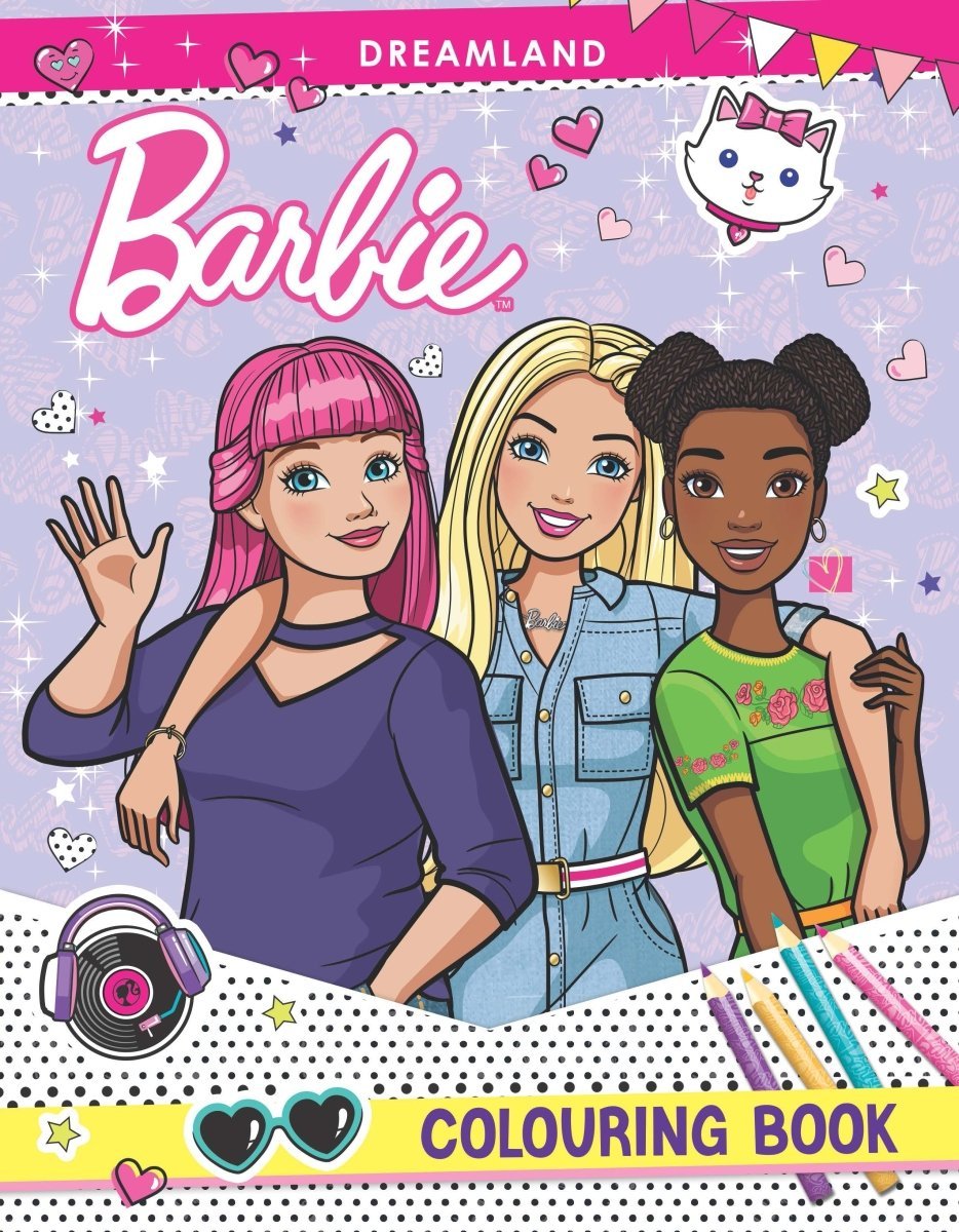 Dreamland Publications Barbie Colouring Book - 9789394767676