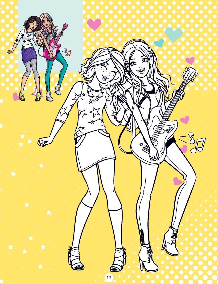 Dreamland Publications Barbie Copy Colouring Book 4 - 9789394767621