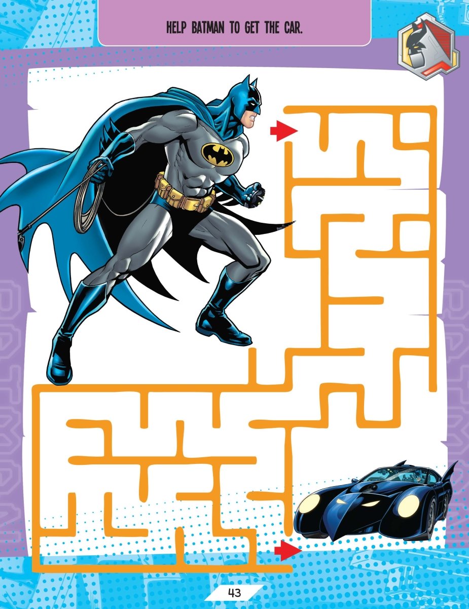 Dreamland Publications Batman Activity And Colouring Book - 9789394767911