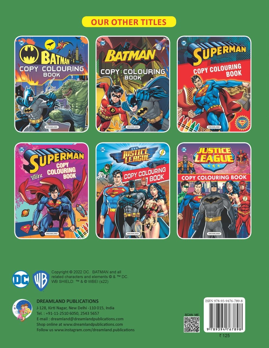 Dreamland Publications Batman Copy Coloring Book - 9789394767898