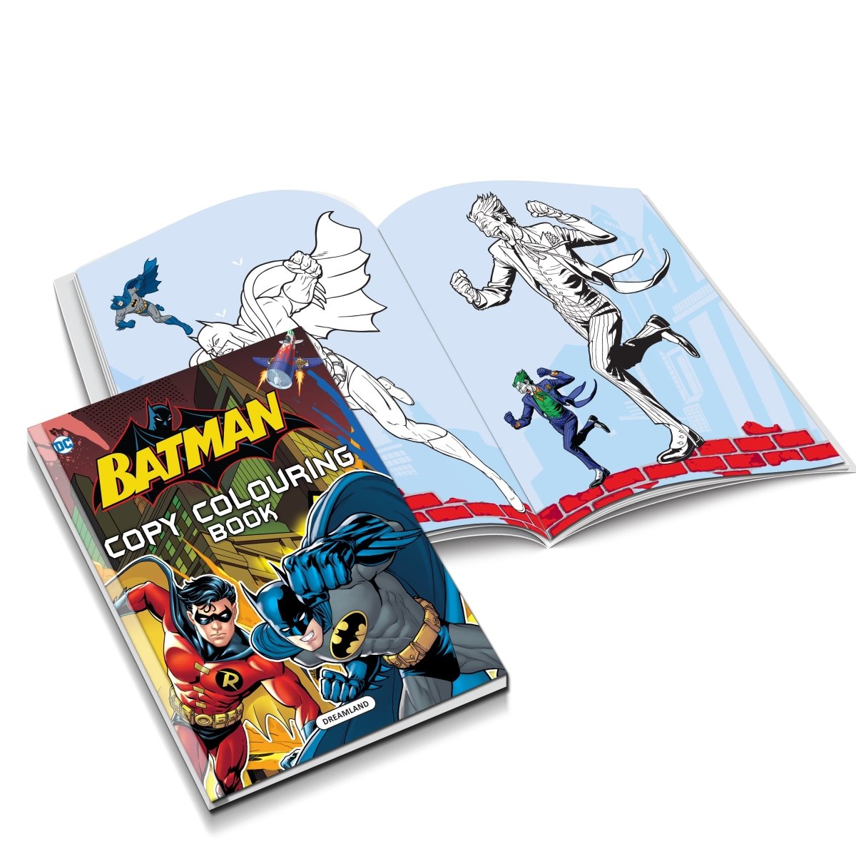 Dreamland Publications Batman Copy Colouring And Activity Books Pack (A Pack of 5 Books) - 9789394767805