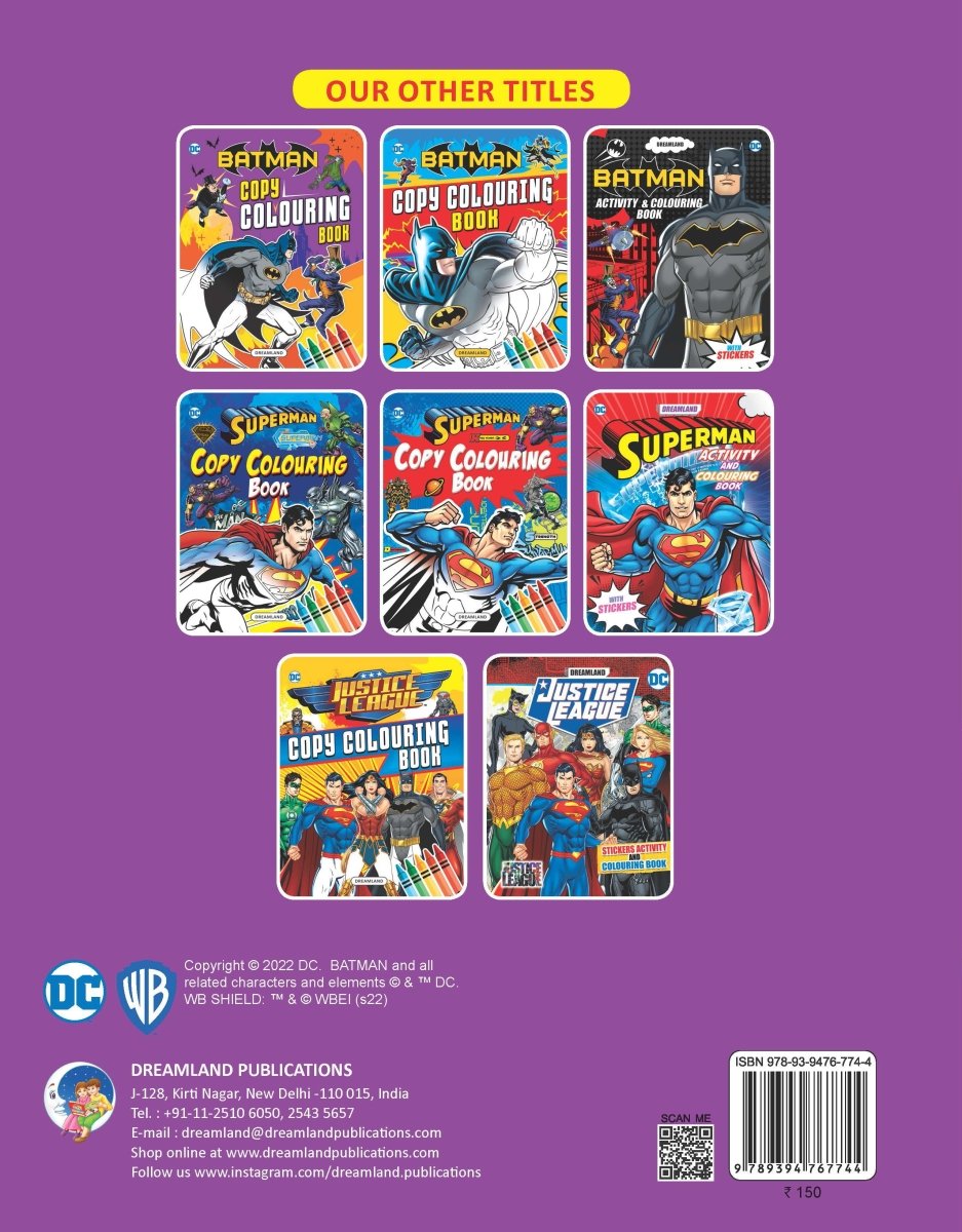 Dreamland Publications Batman Copy Colouring Book - 9789394767744