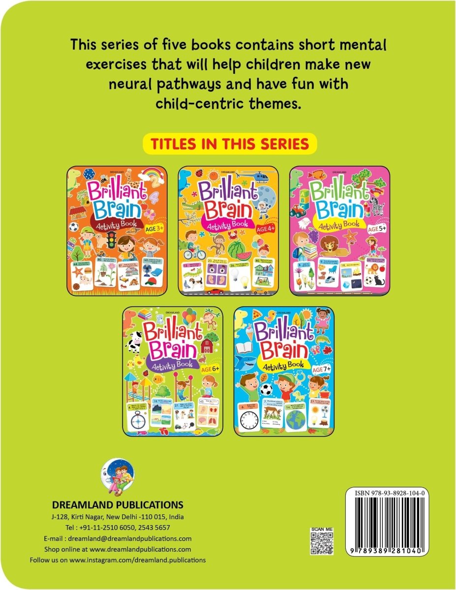 Dreamland Publications Brilliant Brain Activity Book - 9789389281040