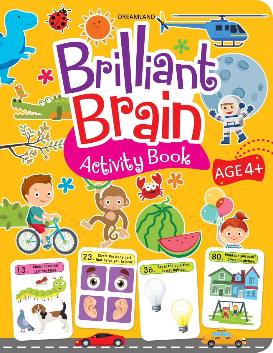 Dreamland Publications Brilliant Brain Activity Book 4+ - 9789389281026