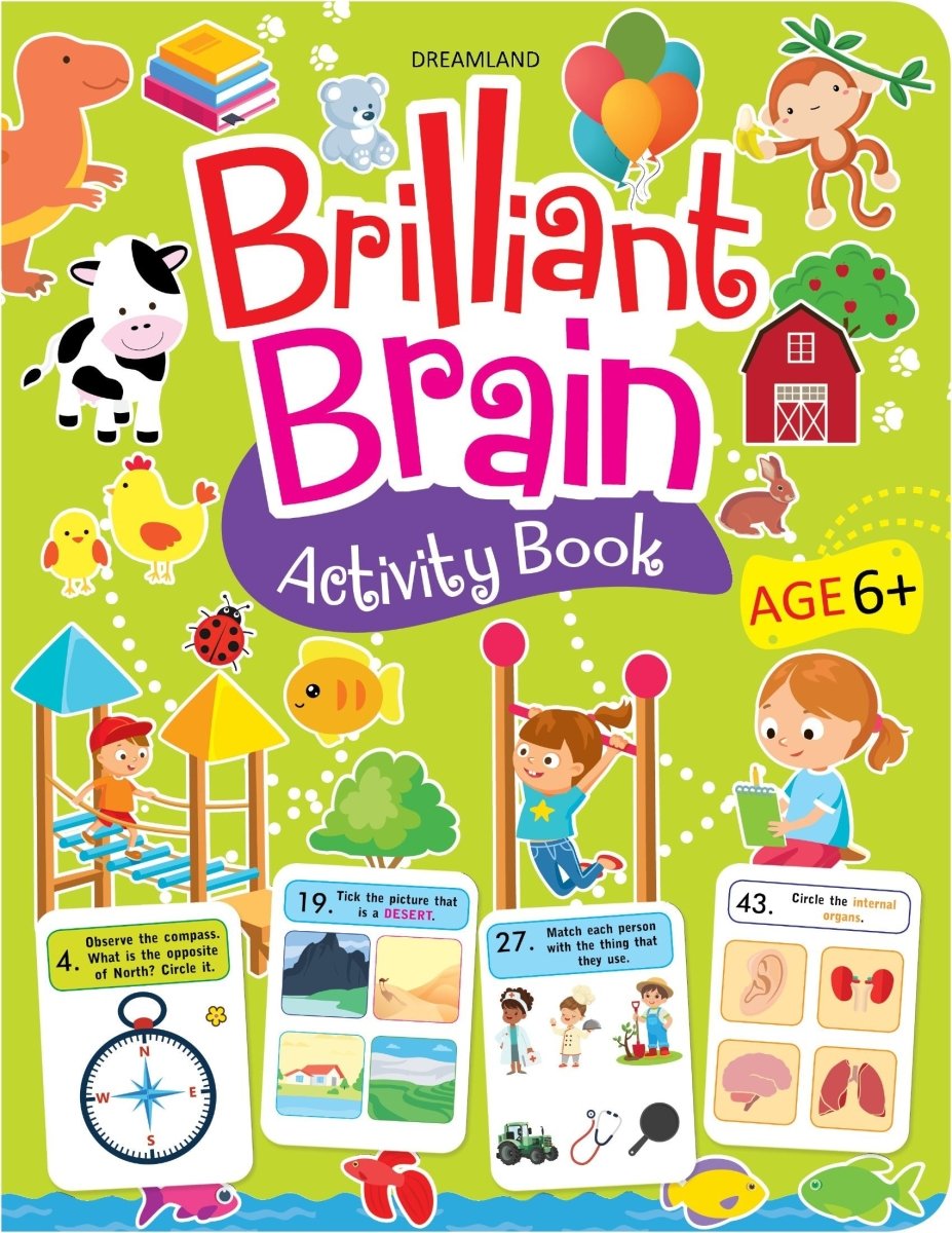 Dreamland Publications Brilliant Brain Activity Book - 9789389281040