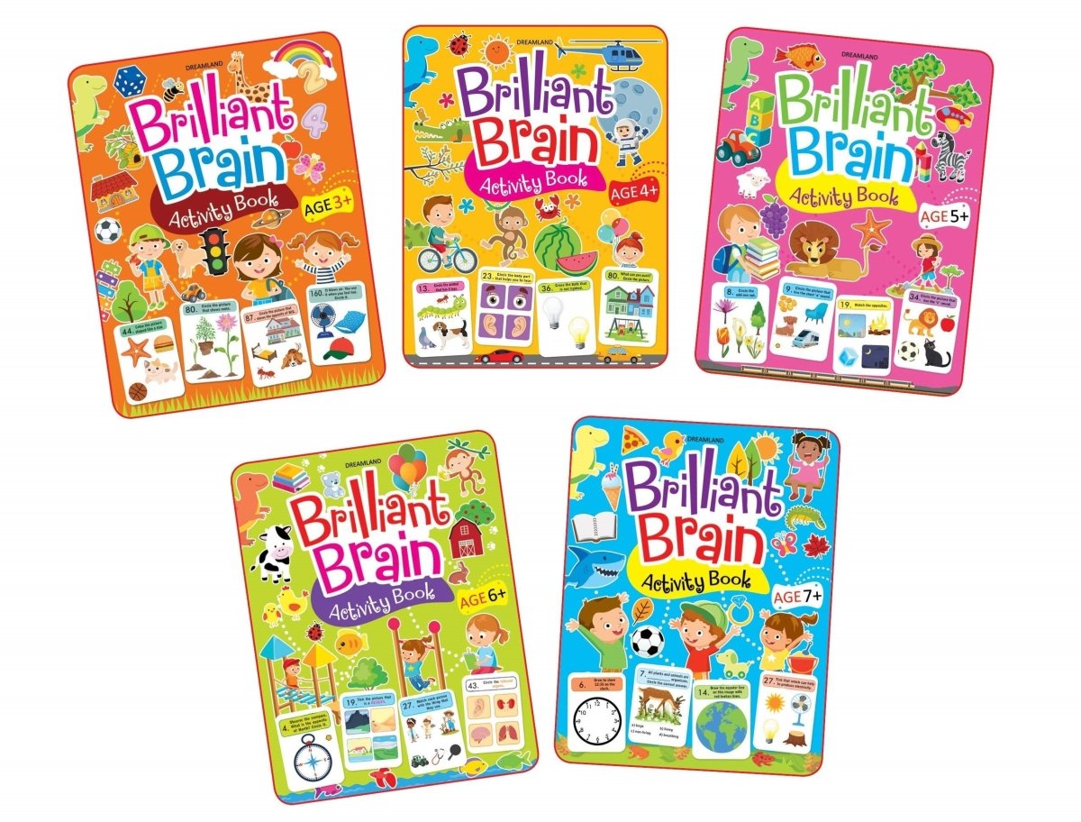 Dreamland Publications Brilliant Brain Activity Books (5 Titles) - 9789350896679